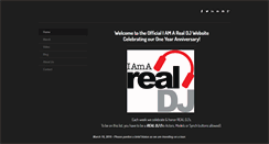 Desktop Screenshot of iamarealdj.com